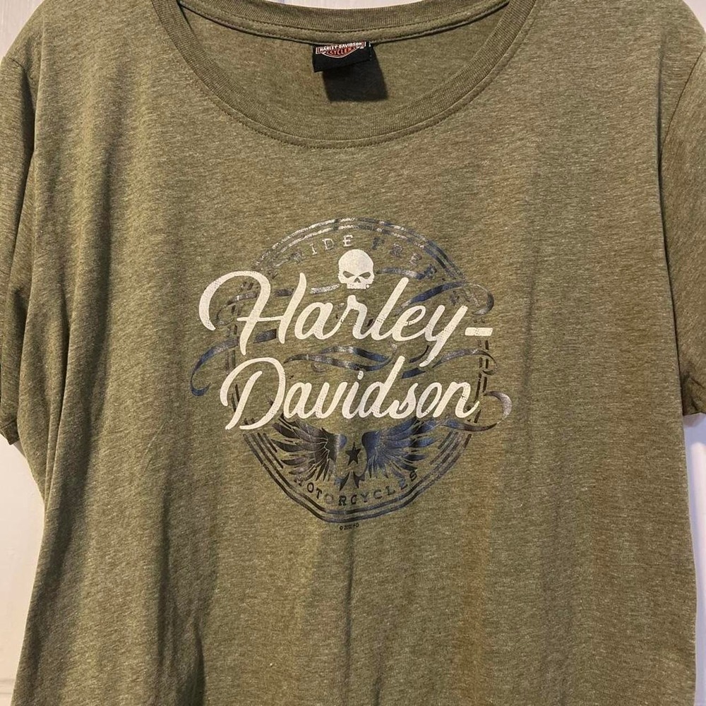 Harley Davidson XL bluegrass green t-shirt